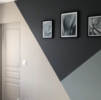 Aprenda a fazer pintura com fita crepe para o quarto