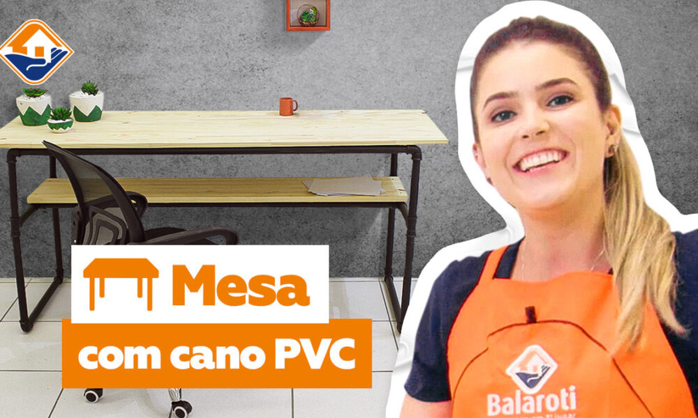 Mesa com Cano PVC: aprenda a fazer esse móvel útil e barato