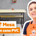 Mesa com Cano PVC: aprenda a fazer esse móvel útil e barato