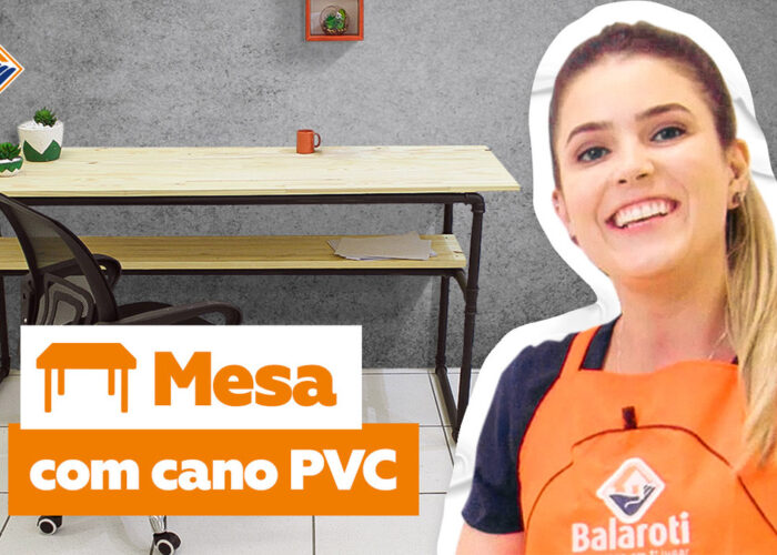 Mesa com Cano PVC: aprenda a fazer esse móvel útil e barato