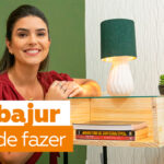 Passo a passo de como fazer um abajur com vaso