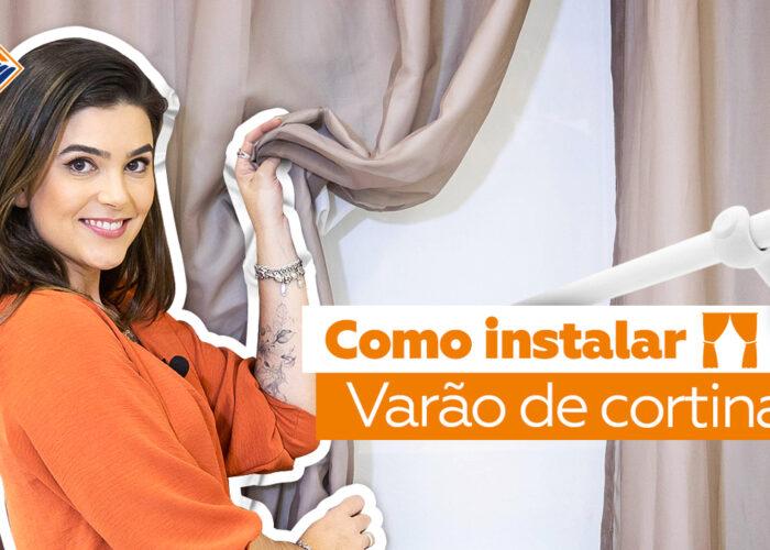 Como instalar varão de cortina?