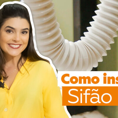 Como trocar ou instalar sifão de pia?