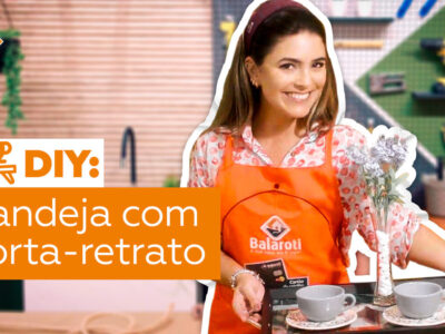 Faça você mesmo: Bandeja para decorar o cantinho de café