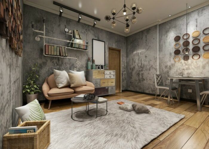 O estilo industrial pede cores sóbrias para a sua casa - no caso, aposte em variações do branco, diferentes tons de cinza, preto e bege, além das cores metalizadas (acobreado e prata). A dica é evitar excessos, ok?