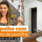 DIY - Como fazer espelho com moldura de pastilha de vidro